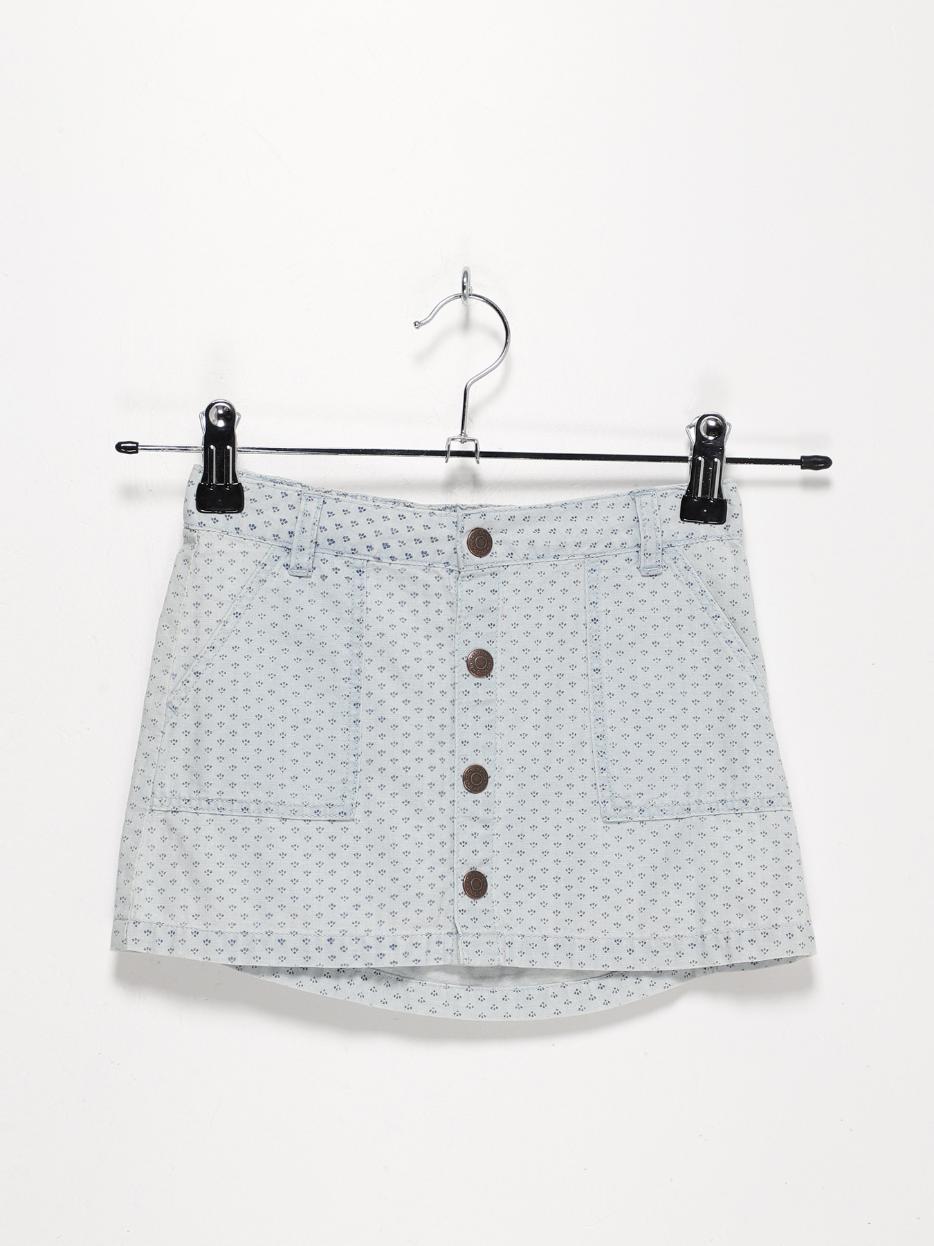 Спідниця міні ZARA Модель 5060/620/230_с.блакитний комб. Фото