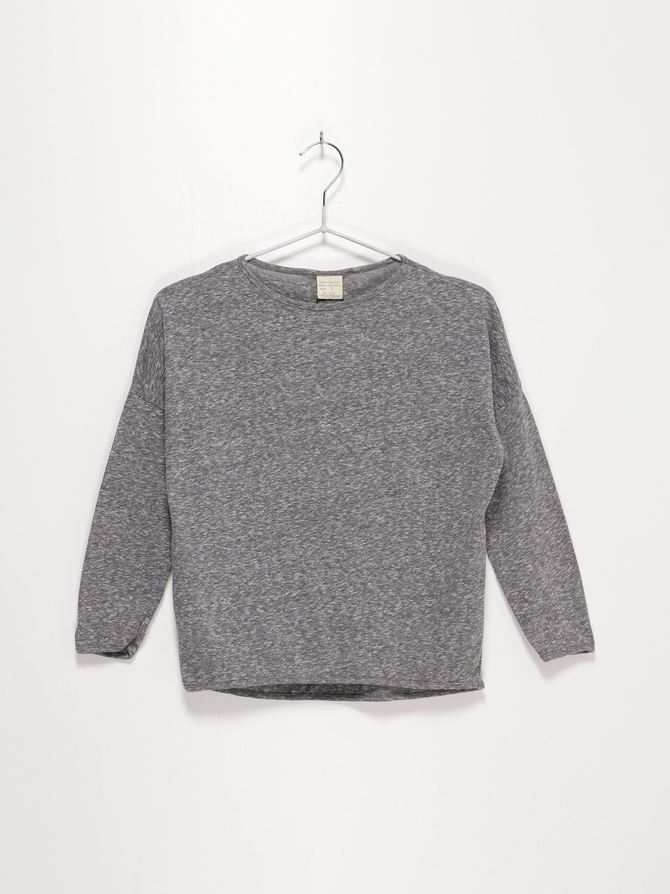 Лонгслив ZARA модель 5516/711/812_сірий Фото