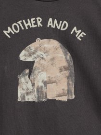 Лонгслів ZARA модель 6050/563/8070_т.сірий комб. Фото