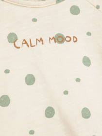 Лонгслив ZARA модель 6061/576/052_с.бежевий комб. Фото