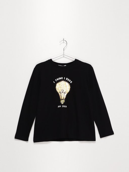 Лонгслив ZARA модель 6208/799/8000_чорний комб. Фото