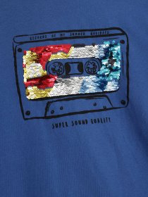 Лонгслив ZARA модель 6224/778/4200_синій комб. Фото