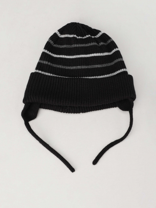 Шапка ZARA модель 1323/578/800_чорний комб. Фото