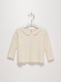 Лонгслив ZARA модель 0722/346/251_молочний Фото