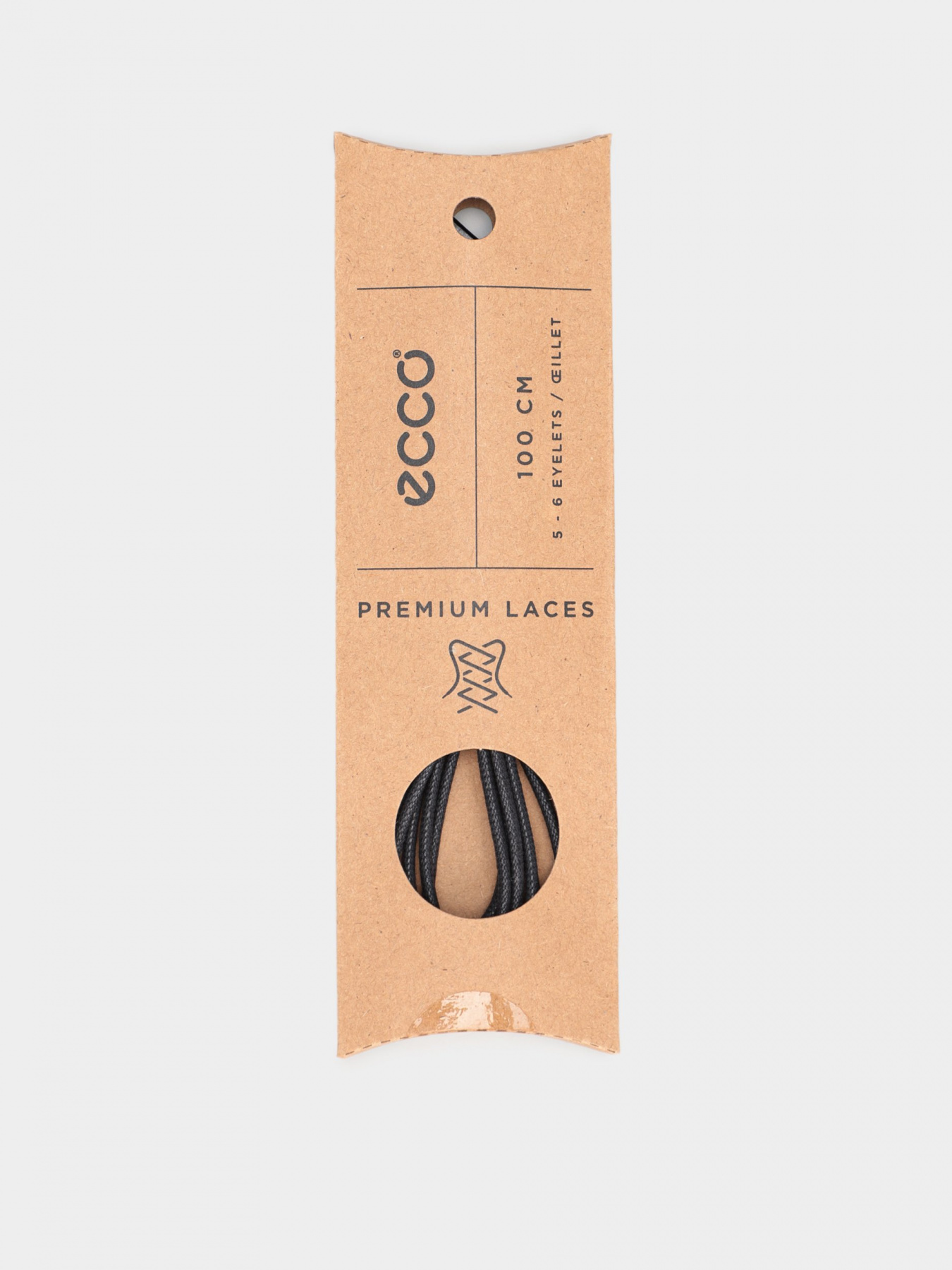 Шнурки ECCO Round Laces 100 см модель 904470000101 Фото