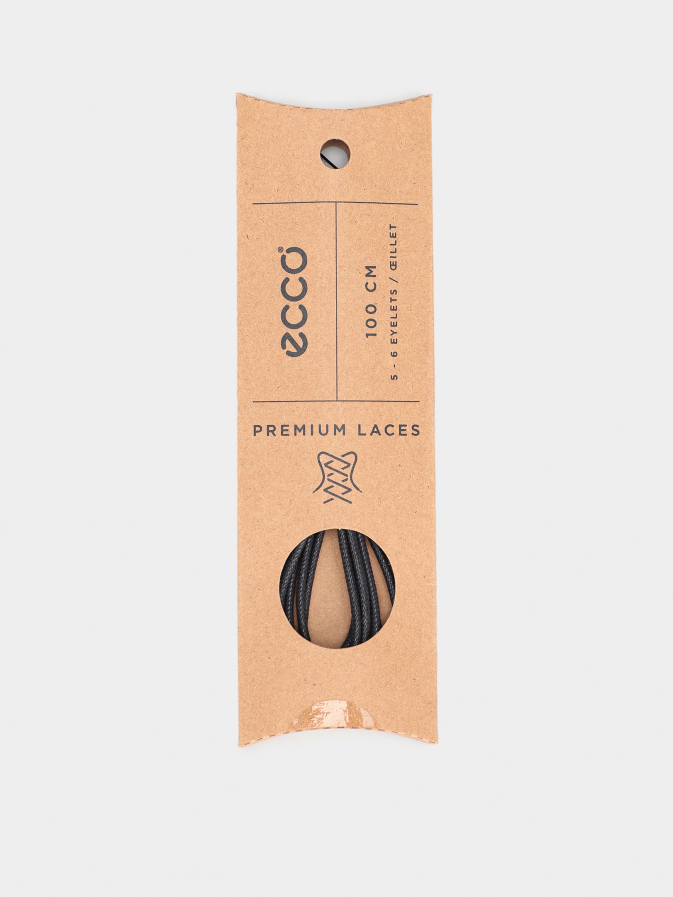 ECCO Round Laces Шнурки (ZC389) Унісекс колір - Чорний матеріал - Поліестер/інші матеріали ECCO - купити в Україні