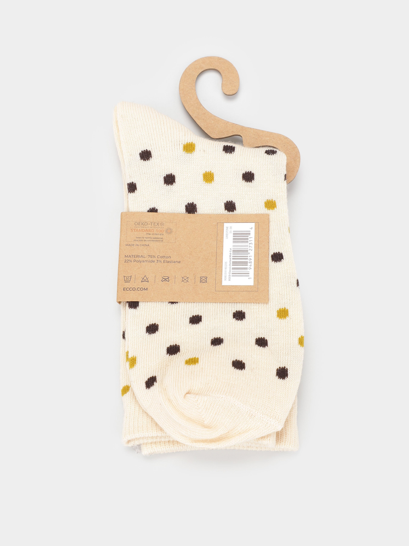 Носки ECCO Classic Dotted Mid-cut модель 908559190205 Фото