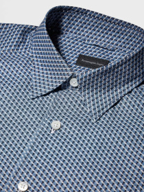 Сорочка повсякденна Zegna модель SH313823_Синій Сорочка повсякденна Zegna модель SH313823_Синій Фото