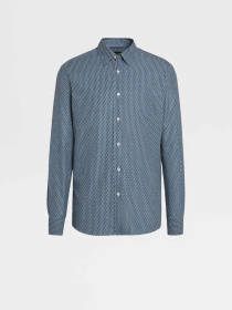 Сорочка повсякденна Zegna модель SH313823_Синій Сорочка повсякденна Zegna модель SH313823_Синій Фото