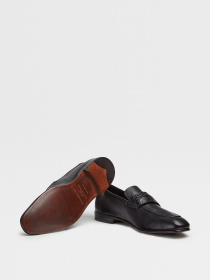 Лоферы Zegna модель FT312300_Чорний Фото