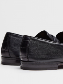 Лоферы Zegna модель FT312300_Чорний Фото