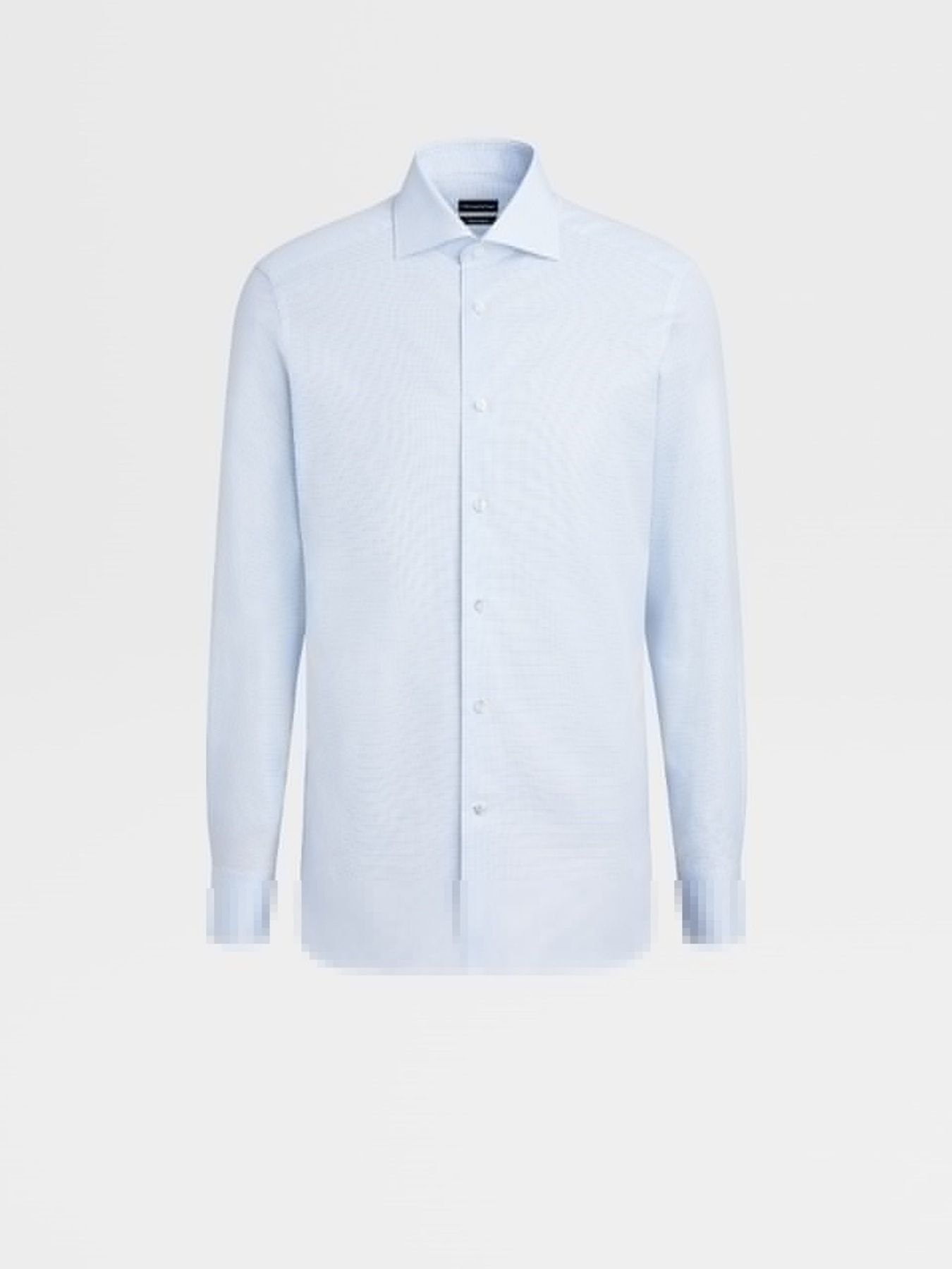 Рубашка повседневная Zegna модель SH314559_Блакитний Фото