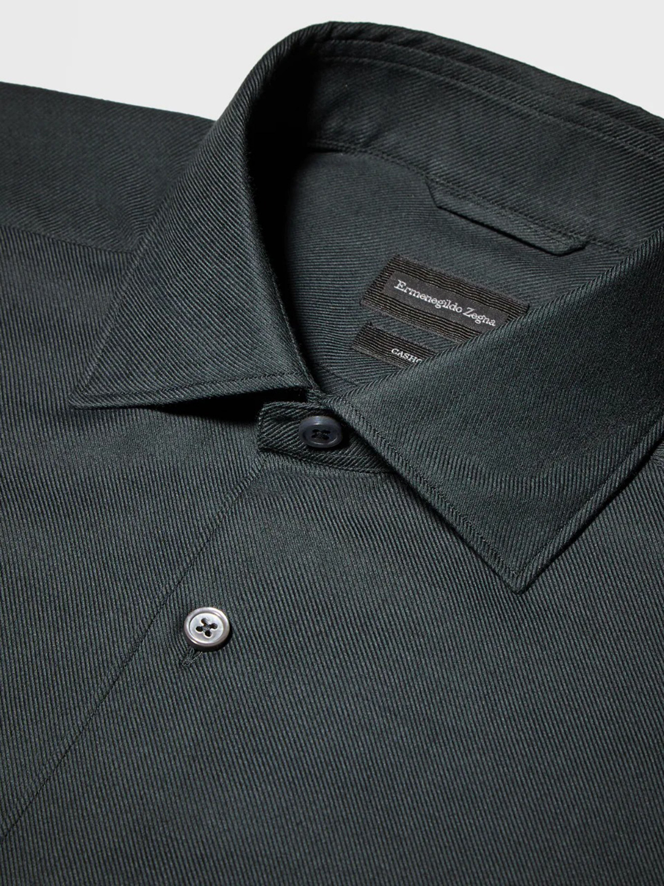 Рубашка повседневная Zegna модель SH314885_Зелений Фото