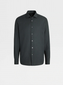 Рубашка повседневная Zegna модель SH314885_Зелений Фото