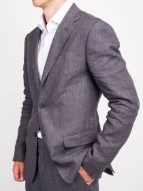 Деловой костюм Zegna модель ST310918_Сірий Фото