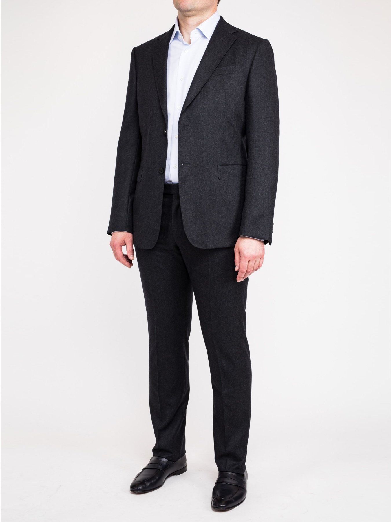 Деловой костюм Zegna модель ST311346_Сірий Фото