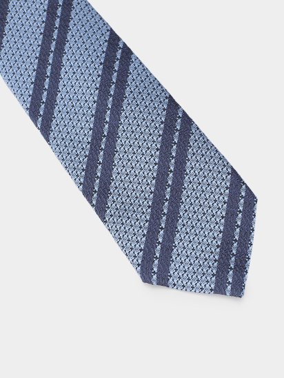 Галстук Zegna модель TI307006_Синій — фото 4 - INTERTOP