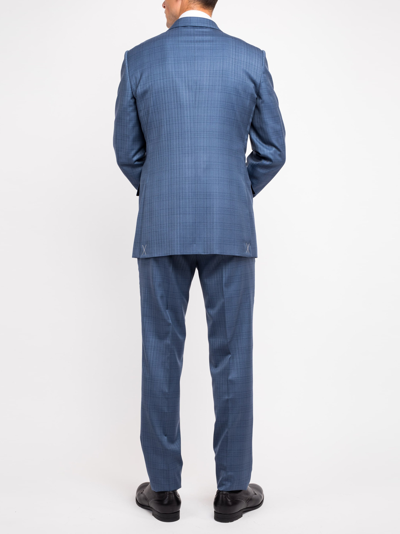 Деловой костюм Zegna модель ST312247_Блакитний Фото