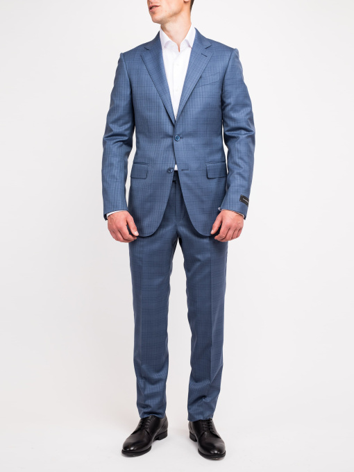 Діловий костюм Zegna модель ST312247_Блакитний Фото