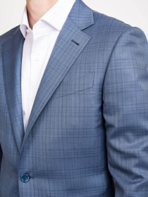 Діловий костюм Zegna модель ST312247_Блакитний Фото