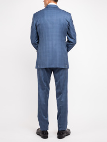 Діловий костюм Zegna модель ST312247_Блакитний Фото