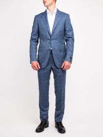 Діловий костюм Zegna модель ST312247_Блакитний Фото