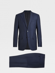 Деловой костюм Zegna модель ST312249_Синій Фото