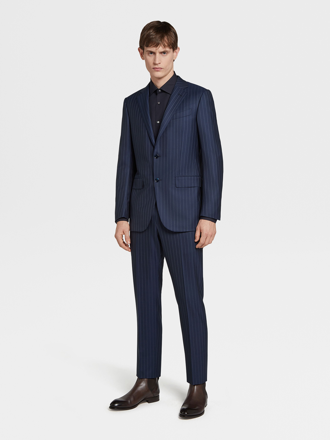 Діловий костюм Zegna модель ST312249_Синій Фото