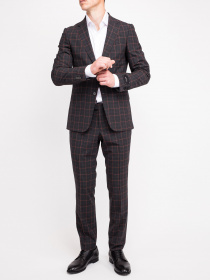 Деловой костюм Zegna модель ST312370_Сірий Фото