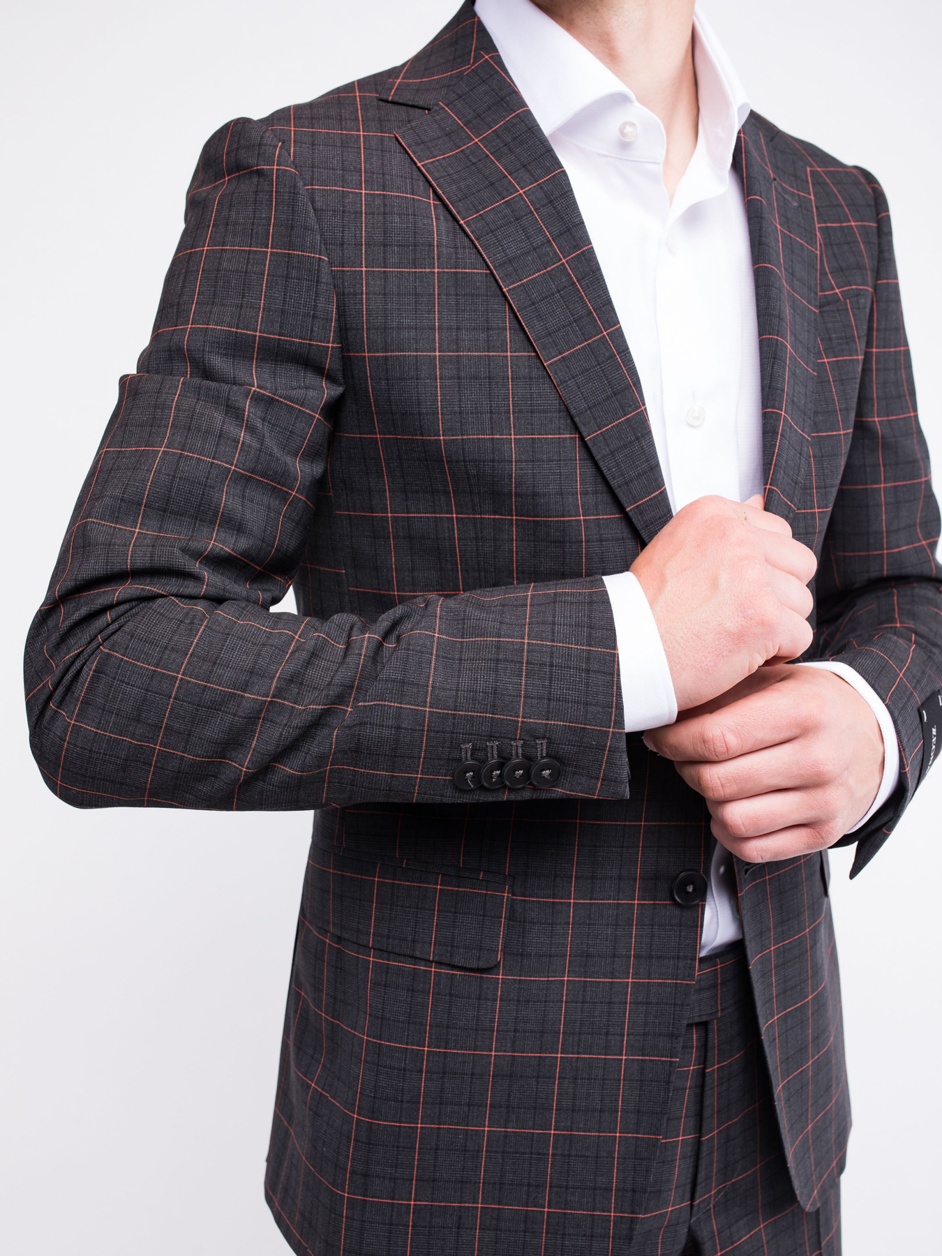 Діловий костюм Zegna модель ST312370_Сірий Фото