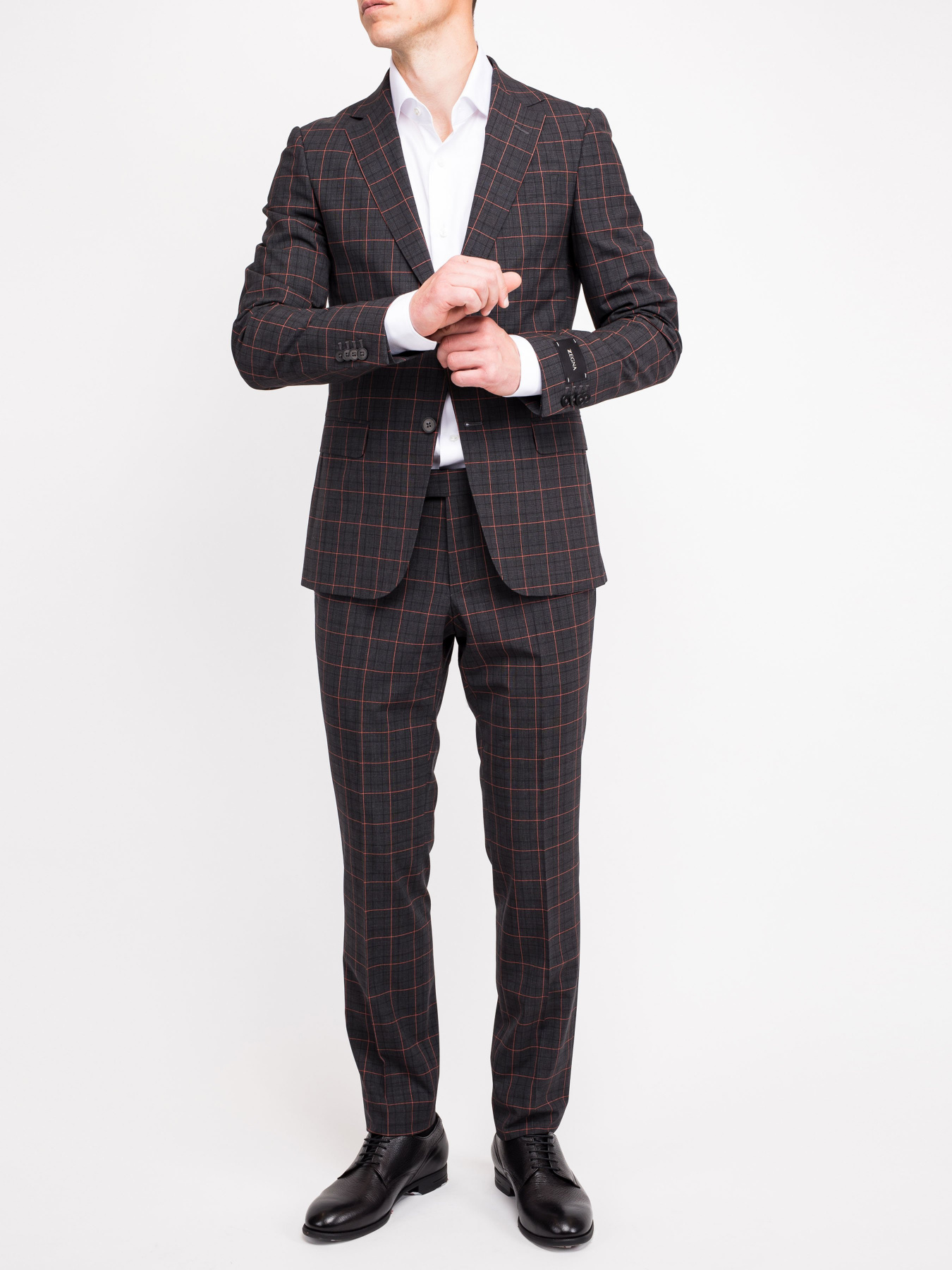 Діловий костюм Zegna модель ST312370_Сірий Фото