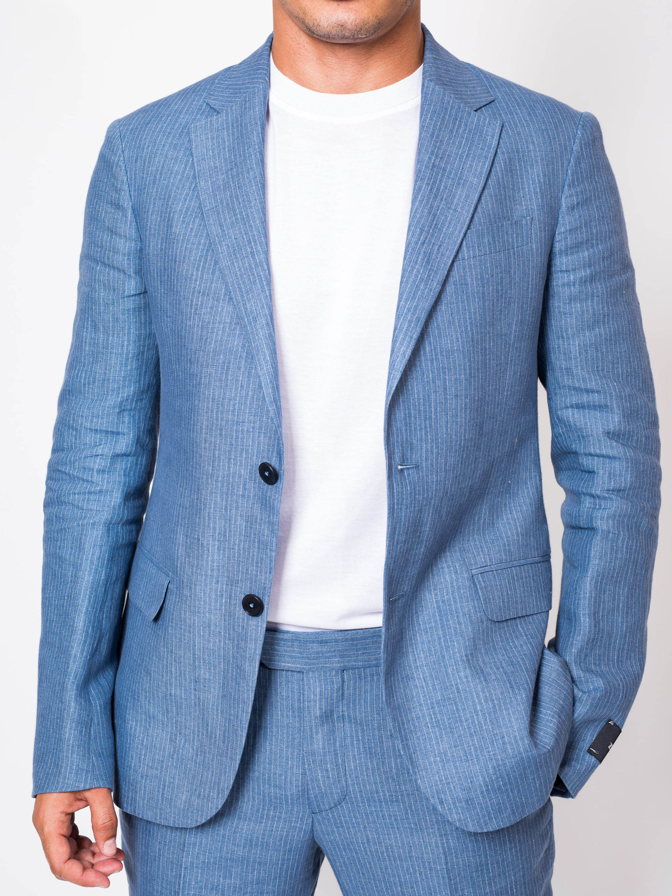 Деловой костюм Zegna модель ST312690_Синій Фото