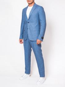 Деловой костюм Zegna модель ST312690_Синій Фото