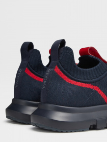 Кроссовки повседневные Zegna модель FT312965_Темно-синій Фото