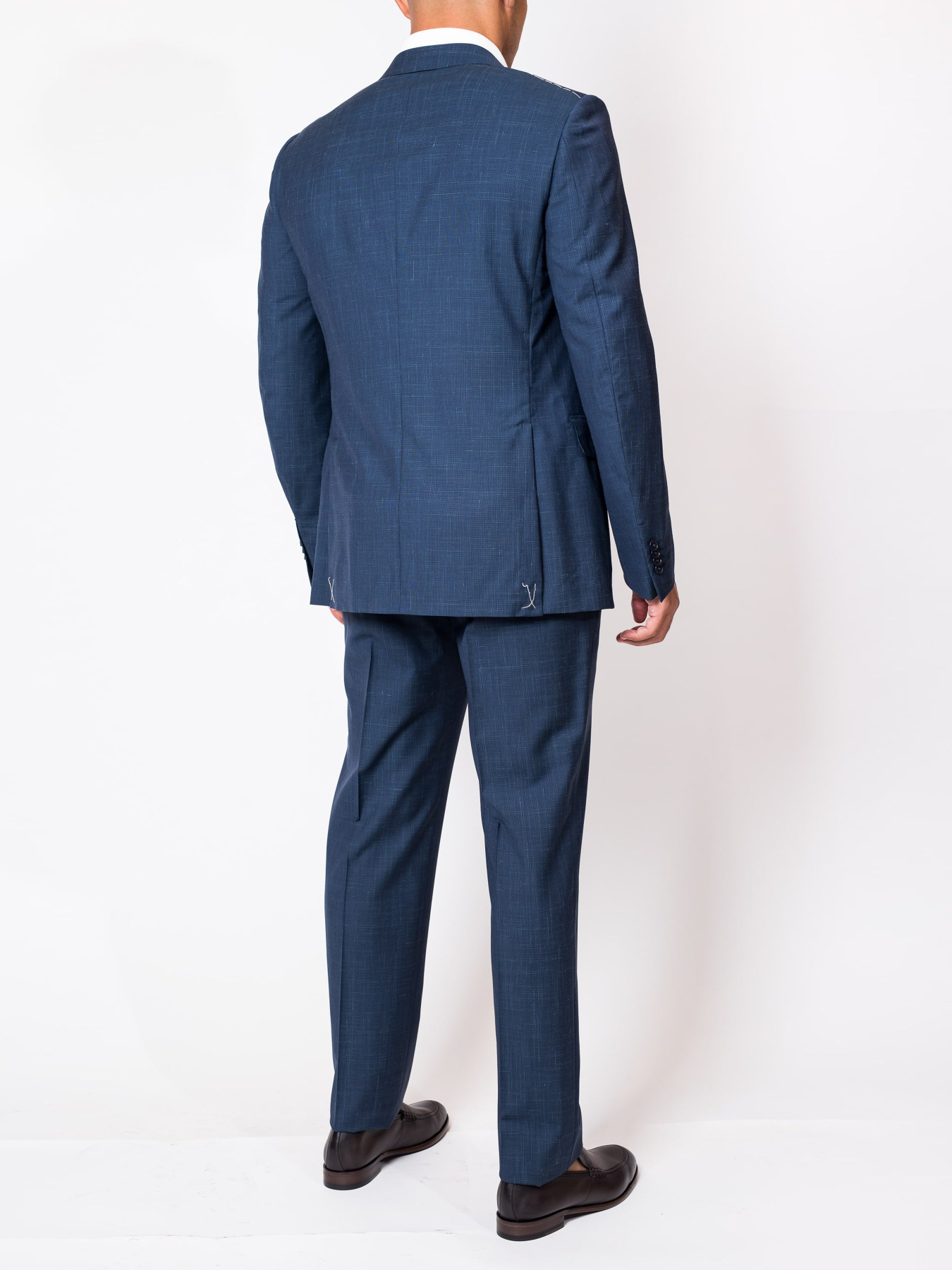 Деловой костюм Zegna модель ST312715_Синій Фото