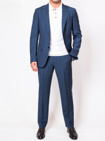 Деловой костюм Zegna модель ST312715_Синій Фото