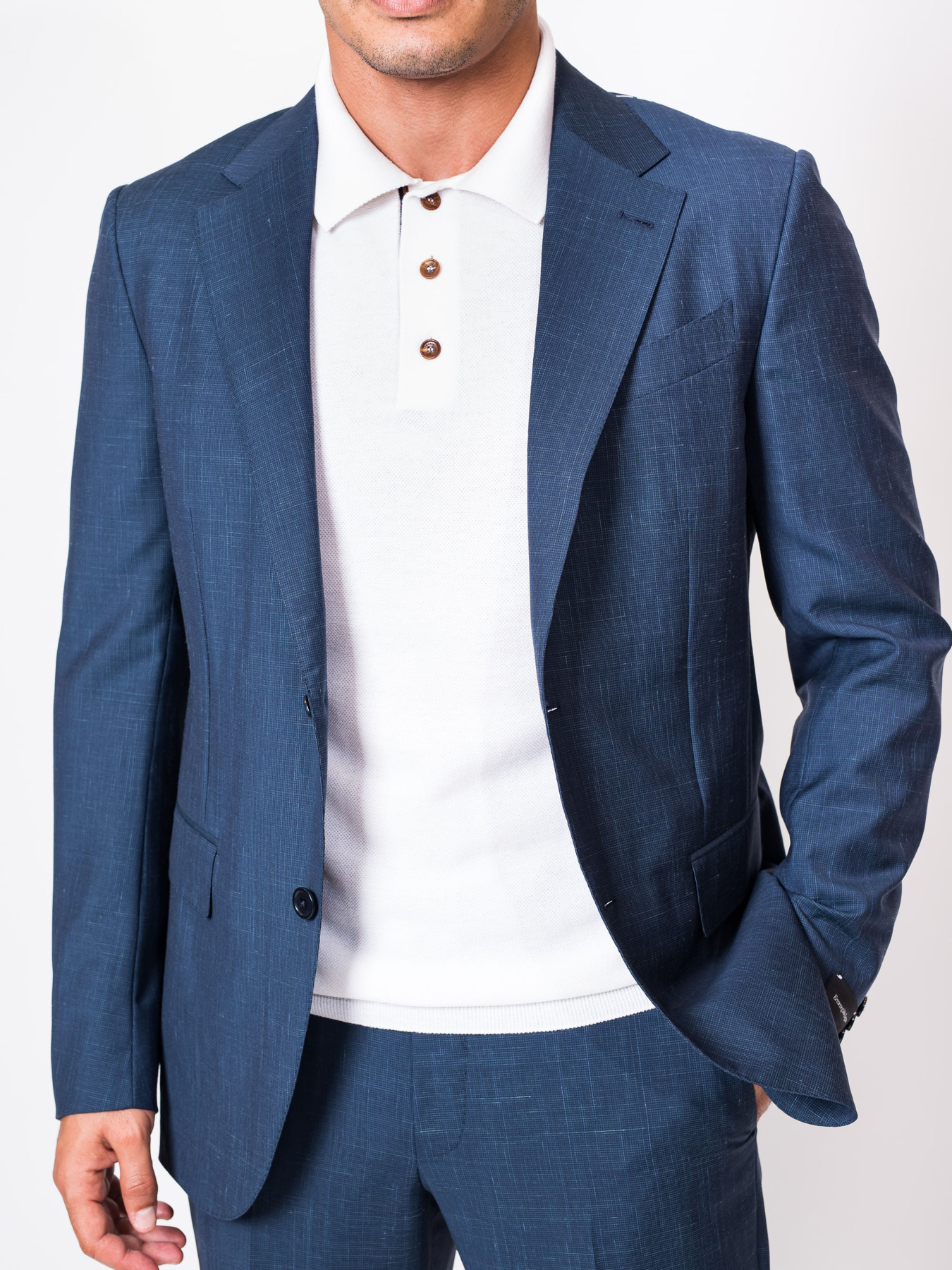 Діловий костюм Zegna модель ST312715_Синій Фото