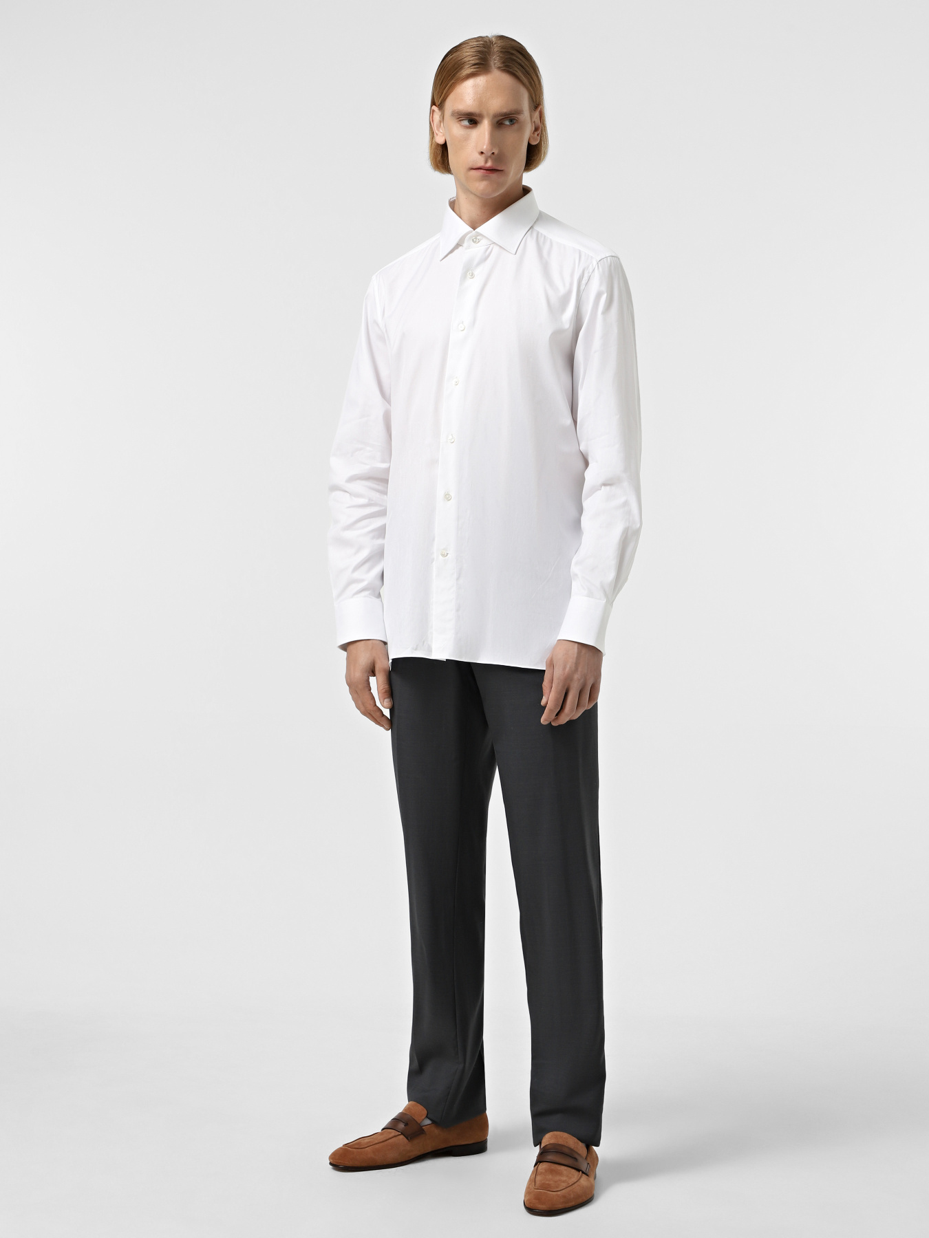 Штани класичні Zegna модель TR309483_Сірий Фото