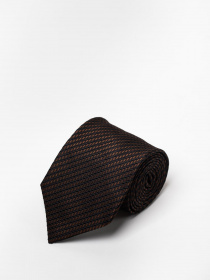 Краватка Zegna модель TI309305_Темно-коричневий Фото