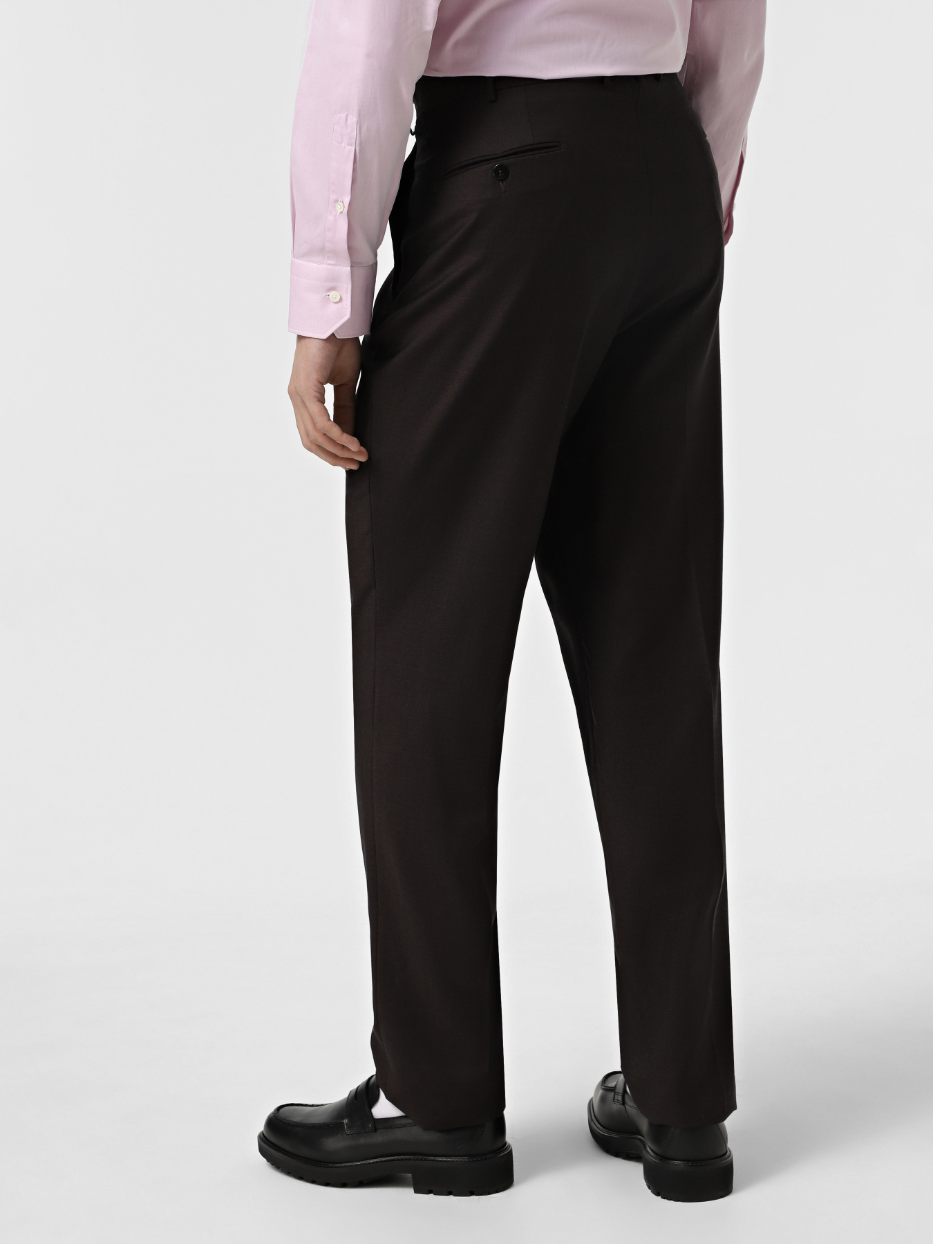 Брюки классические Zegna модель TR309486_Коричневий Фото