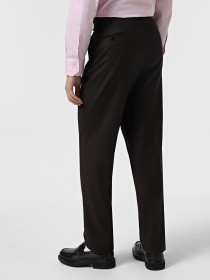 Брюки классические Zegna модель TR309486_Коричневий Фото