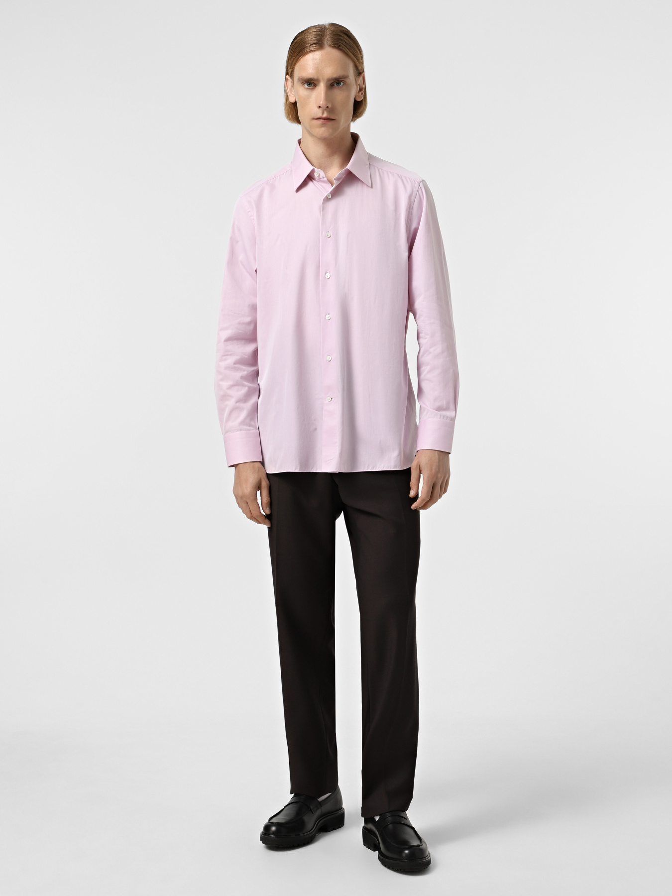 Класичні штани Zegna модель TR309486_Коричневий Фото