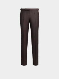 Класичні штани Zegna модель TR309486_Коричневий Фото