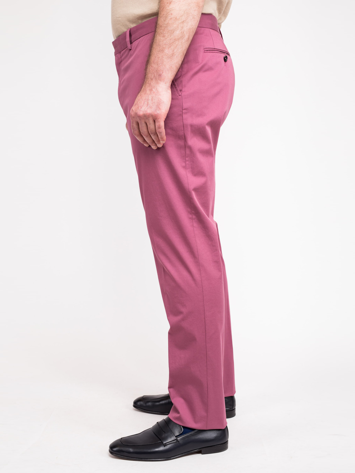 Класичні штани Zegna модель TR310733_Рожевий Фото