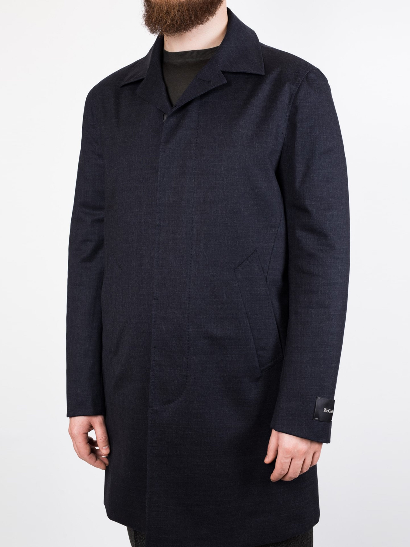 Пальто Zegna модель CT313520_Темно-синій Фото