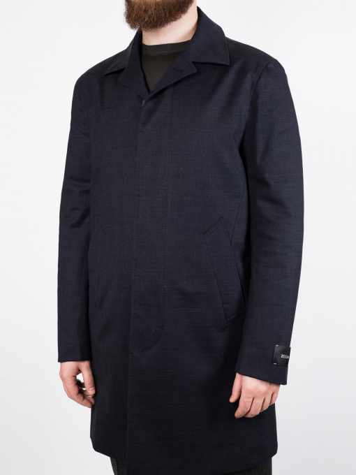 Пальто Zegna модель CT313520_Темно-синій Фото