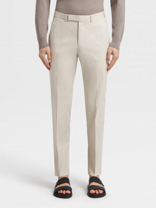 Брюки классические Zegna модель TR314580_Бежевий Фото