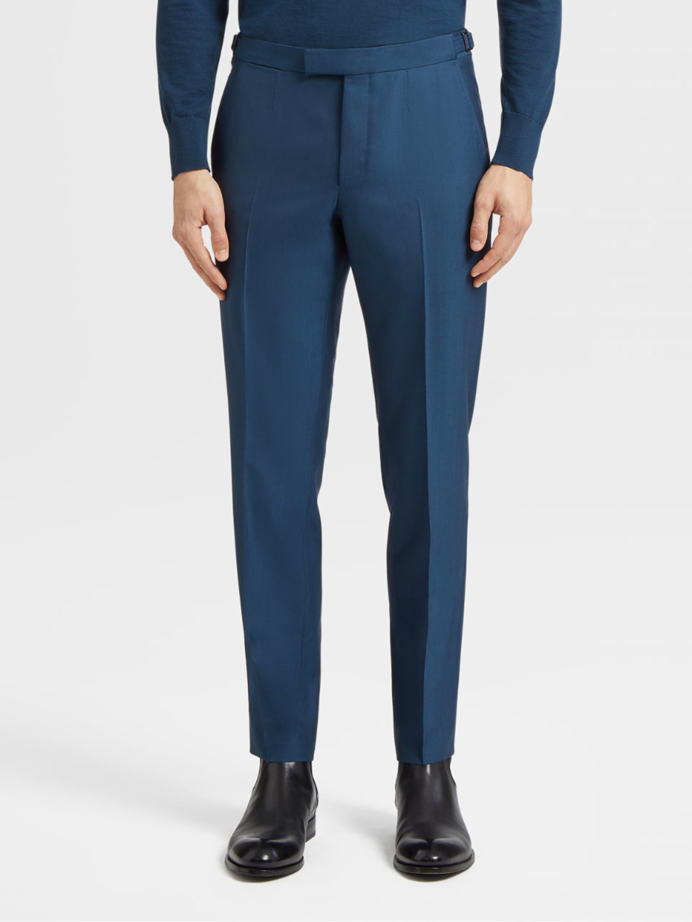 Классические штаны Zegna модель TR314602_Синій Фото