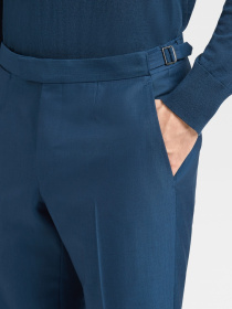 Классические штаны Zegna модель TR314602_Синій Фото