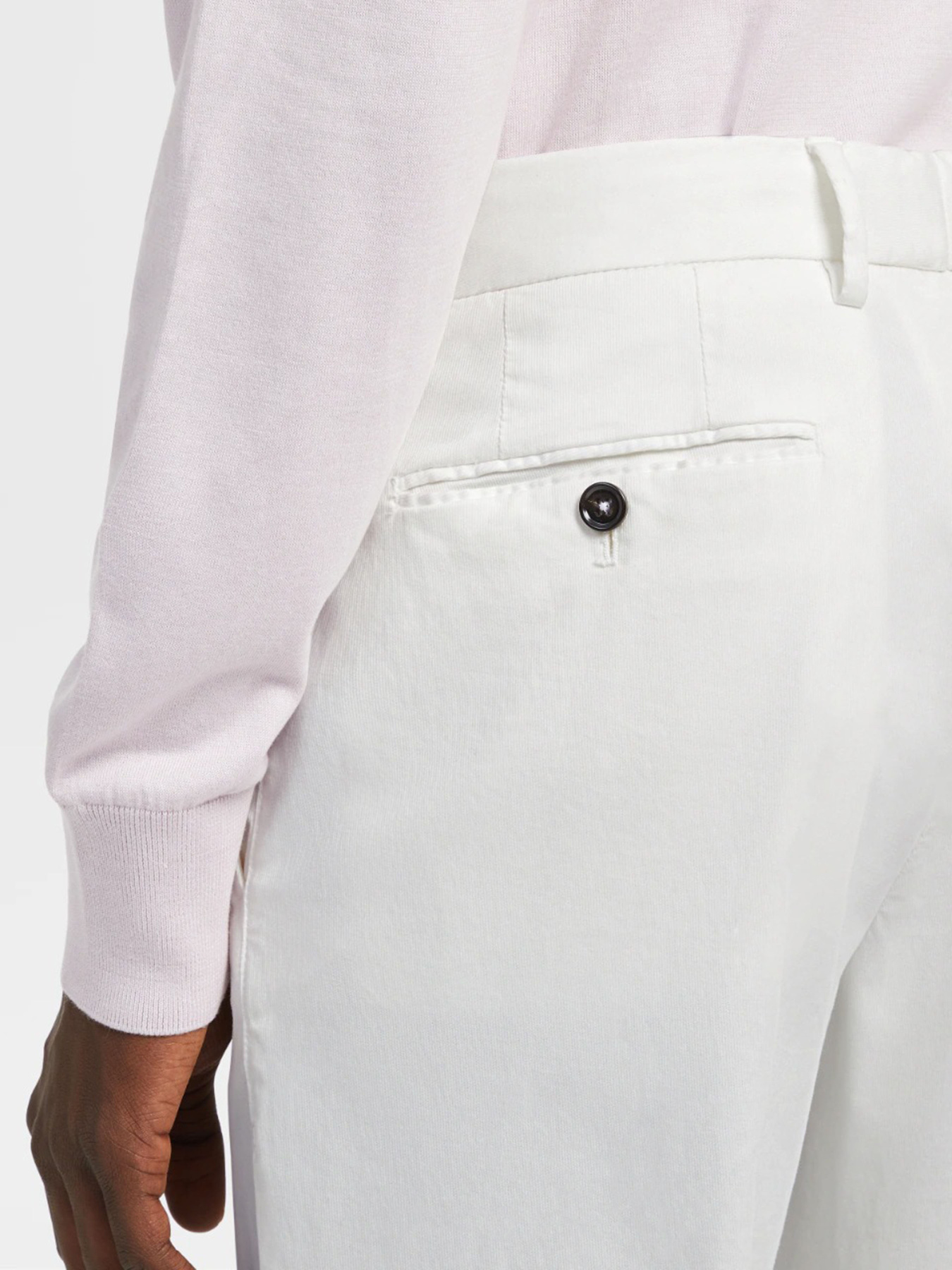 Брюки классические Zegna модель TR315299_Білий Фото